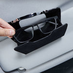 Load image into Gallery viewer, Car Multi-Functional High-Grade Leather Glasses Holder
