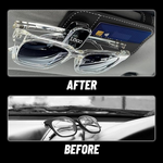 Load image into Gallery viewer, Leather Car Multifunctional Glasses Holder
