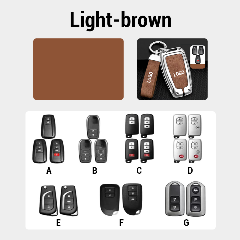 Suitable for Toyota cars - genuine leather key cover