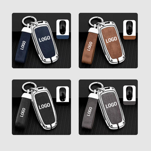 Suitable for Tesla cars - genuine leather key cover