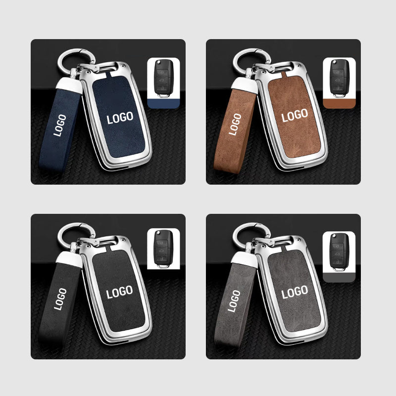 Suitable for Skoda car cars - genuine leather key cover