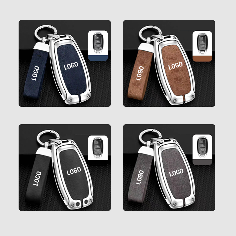 Suitable for Hyundai cars-genuine leather key cover