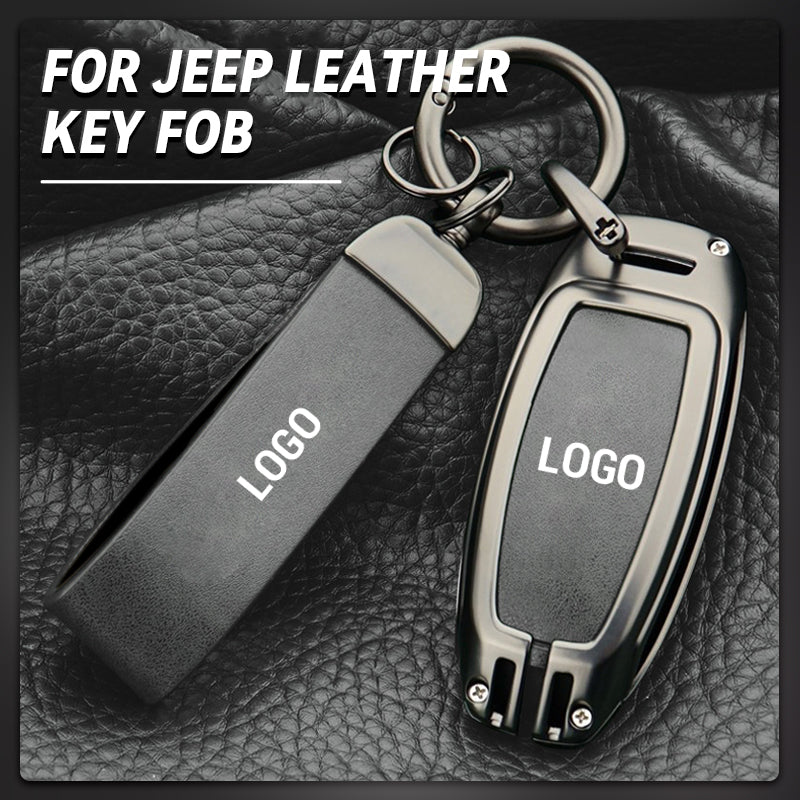 Suitable for Jeep cars - genuine leather key cover