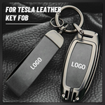 Load image into Gallery viewer, Suitable for Tesla cars - genuine leather key cover
