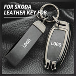 Load image into Gallery viewer, Suitable for Skoda car cars - genuine leather key cover
