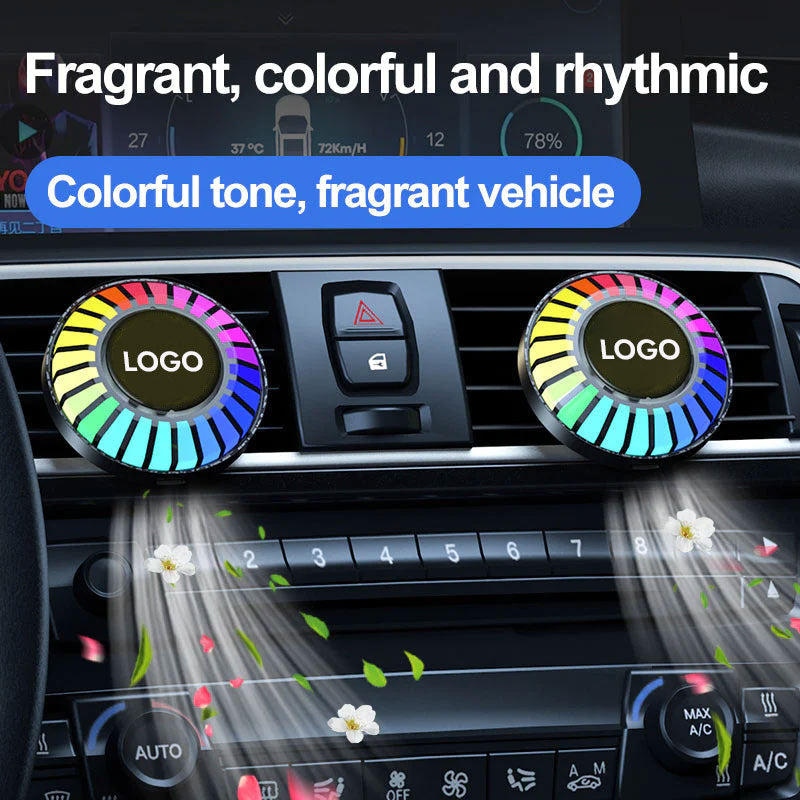 Car Air Freshener Vent Clip Led Ambient Light