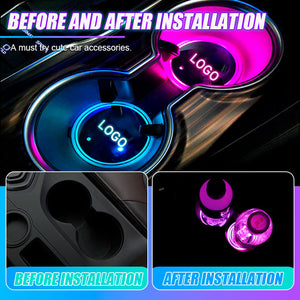 Car LED Cup Holder Lights