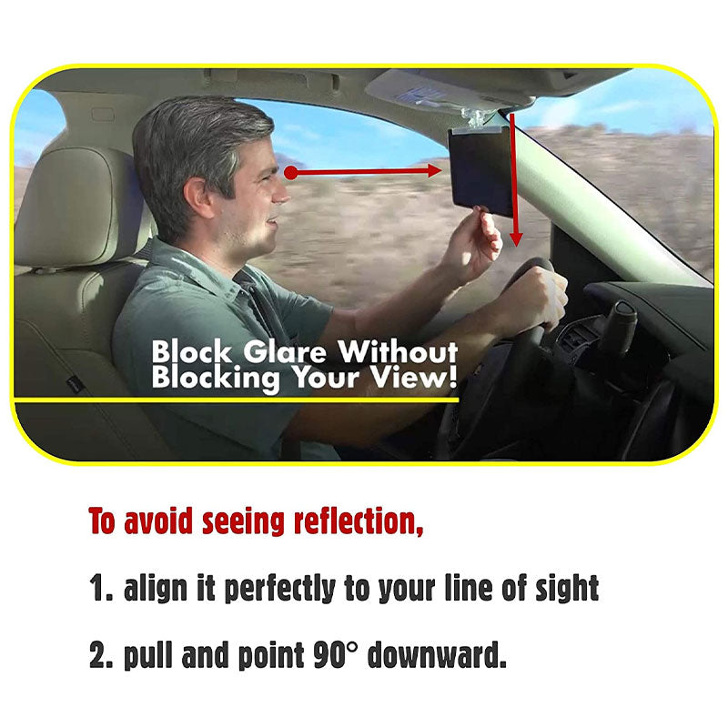 2 in 1 Anti-Glare Car Visor